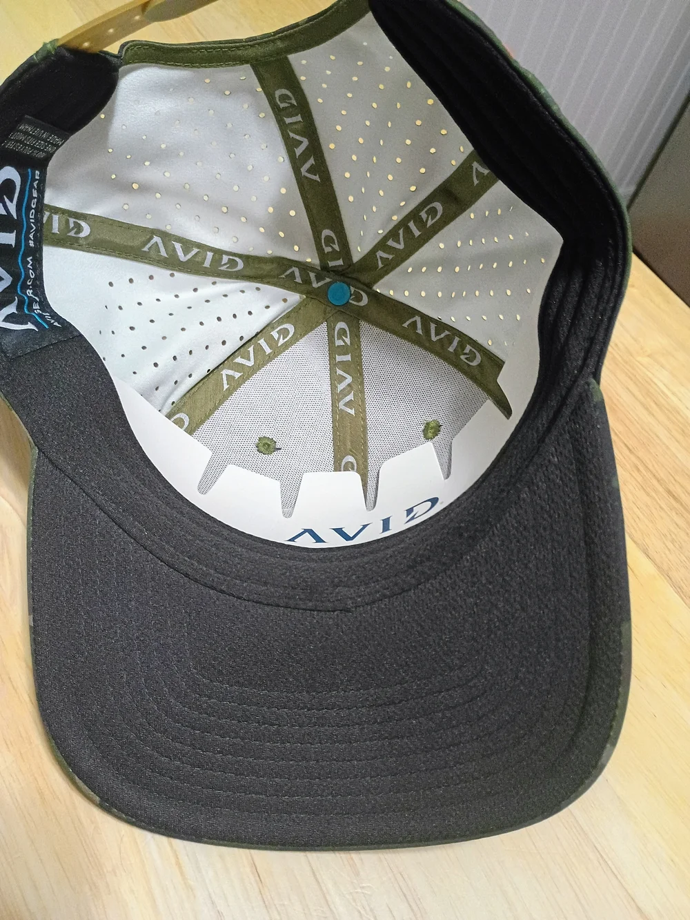 AVID Camo Fishing Hook Patch Trucker Cap - Olive Green